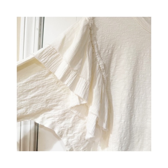 NWT Vici DOUBLE RUFFLE SLEEVES TOP XS - Picture 7 of 13